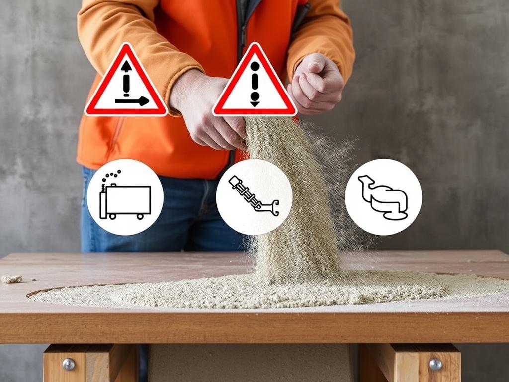 Les règles de sécurité pour manipuler le ciment et le béton frais. Контроль пыли и вентиляция Les règles de sécurité pour manipuler le ciment et le béton frais. Контроль пыли и вентиляция