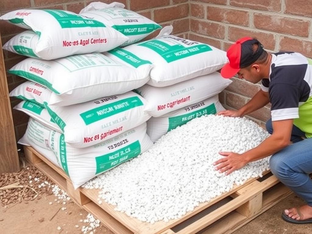 Stocker correctement les sacs de ciment et les granulats. Подготовка основания и поддоны Stocker correctement les sacs de ciment et les granulats. Подготовка основания и поддоны