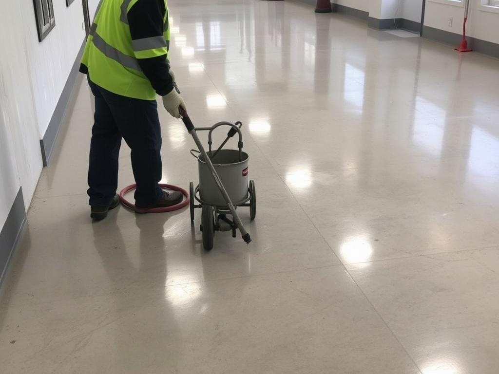     Pisos de concreto pulido: Proceso y mantenimiento.. Seguridad, salud y consideraciones ambientales