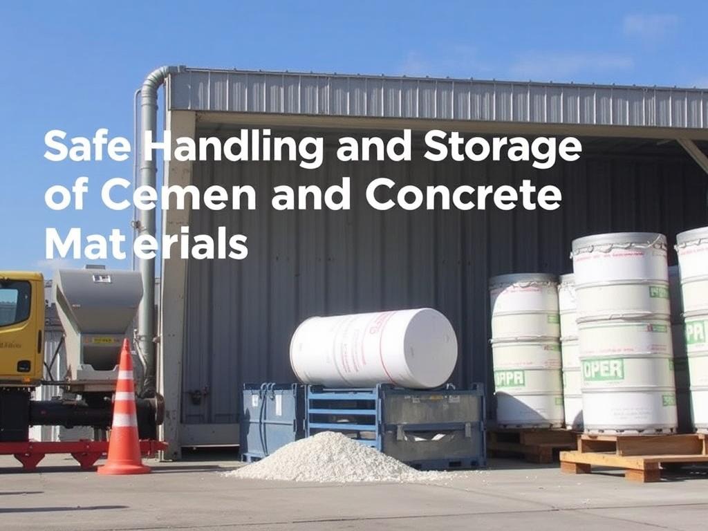     Safe Handling and Storage of Cement and Concrete Materials. Training, documentation, and regulatory compliance