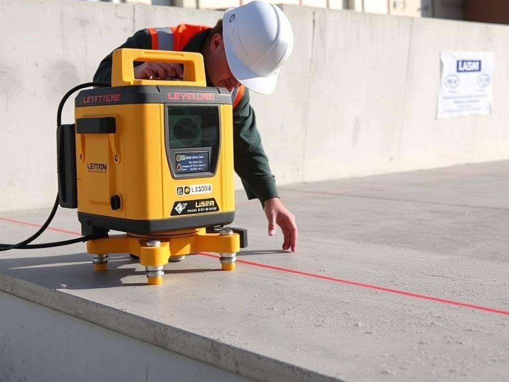 Nivelación de losas con sistemas de láser.. Casos reales y ejemplos prácticos Nivelación de losas con sistemas de láser.. Casos reales y ejemplos prácticos