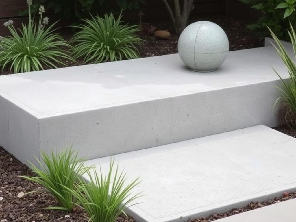 Beton als Gestaltungselement im Garten. Nachhaltigkeit und Alternativen Beton als Gestaltungselement im Garten. Nachhaltigkeit und Alternativen