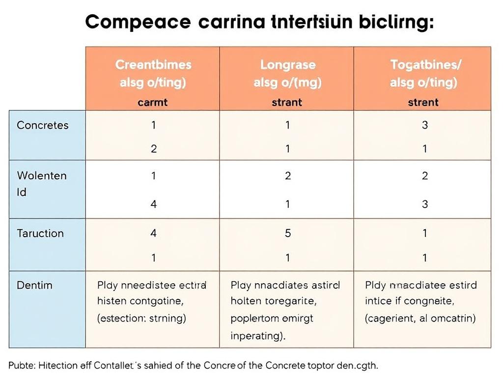     La cure du béton : méthodes et durée pour une résistance optimale. Таблица: сравнение методов ухода