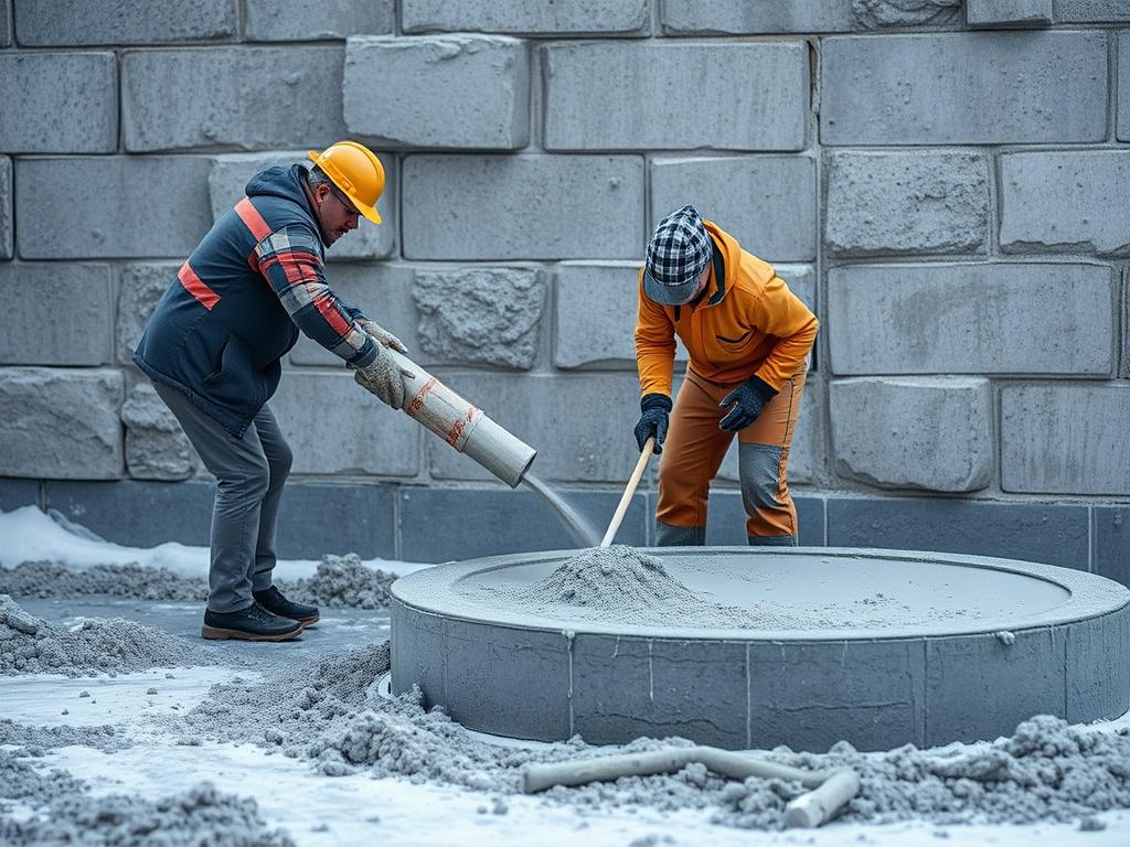     Betonieren bei Kälte und Frost. Physik und Chemie: Was genau passiert im kühlen Beton?