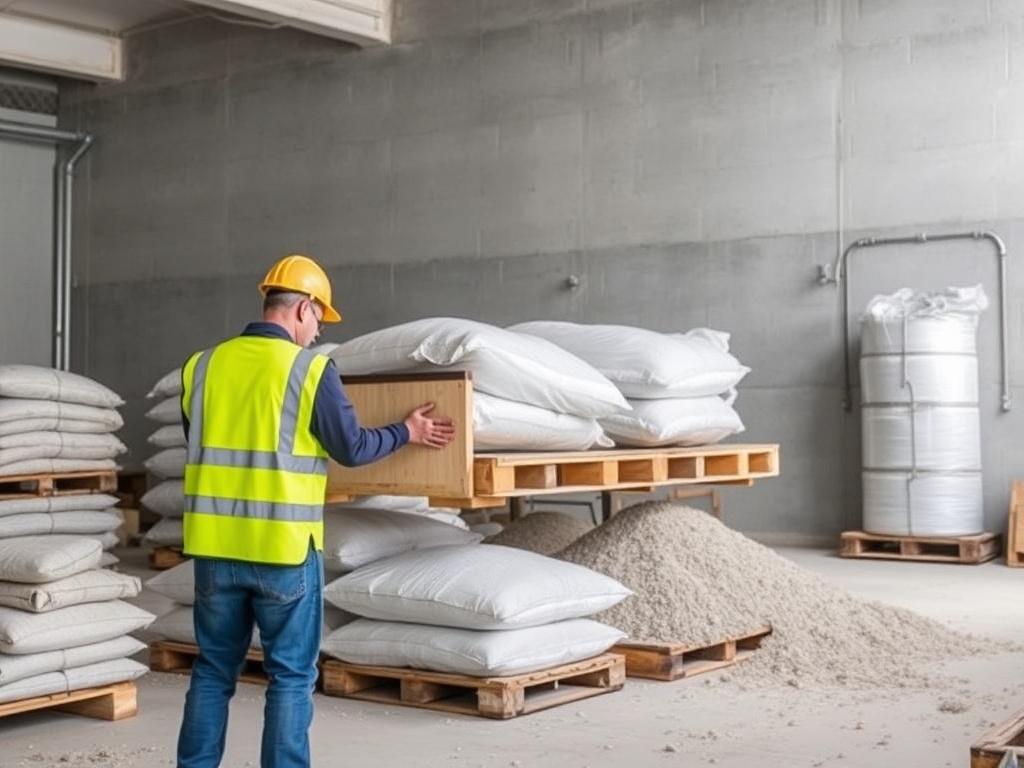     Safe Handling and Storage of Cement and Concrete Materials. Dust control and ventilation strategies