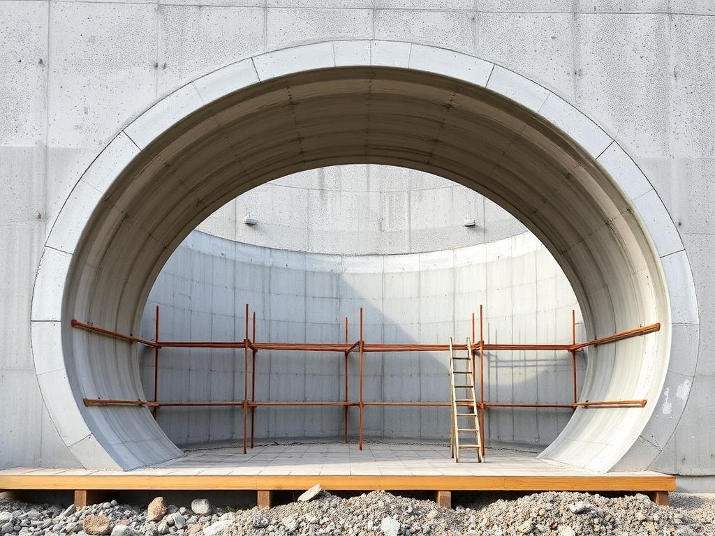     Techniques de coffrage pour créer des formes arrondies en béton. Армирование и поддержка: как сохранить радиус под нагрузкой бетона