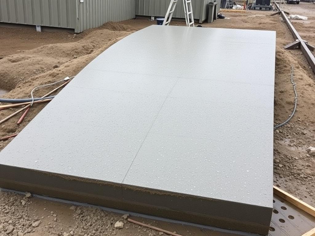 Protección del concreto recién vaciado contra la lluvia.. Resumen de buenas prácticas operativas Protección del concreto recién vaciado contra la lluvia.. Resumen de buenas prácticas operativas