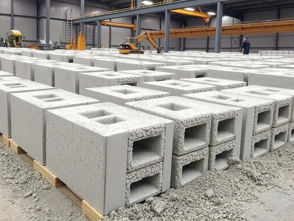     Hormigón celular: Fabricación y usos en bloques y paneles.. Proceso de fabricación: desde la mezcladora hasta el corte