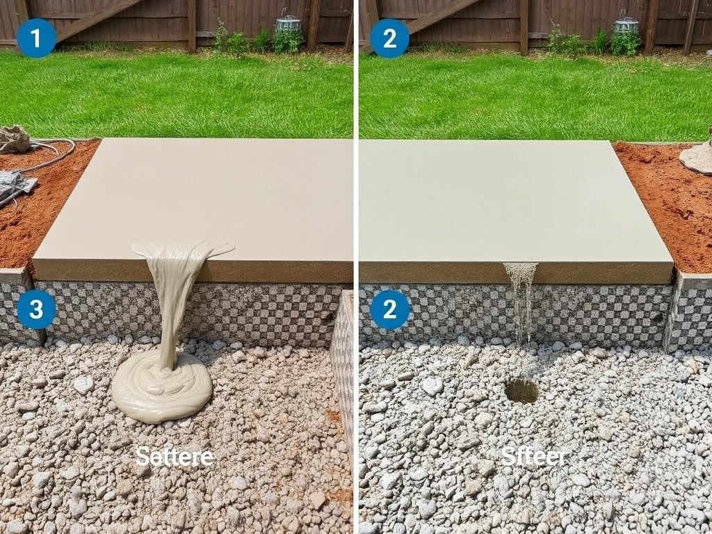 Betonieren auf unterschiedlichen Untergründen. Schritt-für-Schritt: Betonieren auf einer geschotterten Tragschicht Betonieren auf unterschiedlichen Untergründen. Schritt-für-Schritt: Betonieren auf einer geschotterten Tragschicht