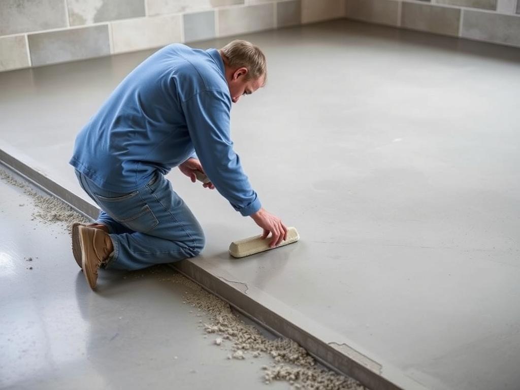     Réaliser une chape de béton lisse pour un carrelage parfait. Уход за стяжкой и рекомендации по сушке