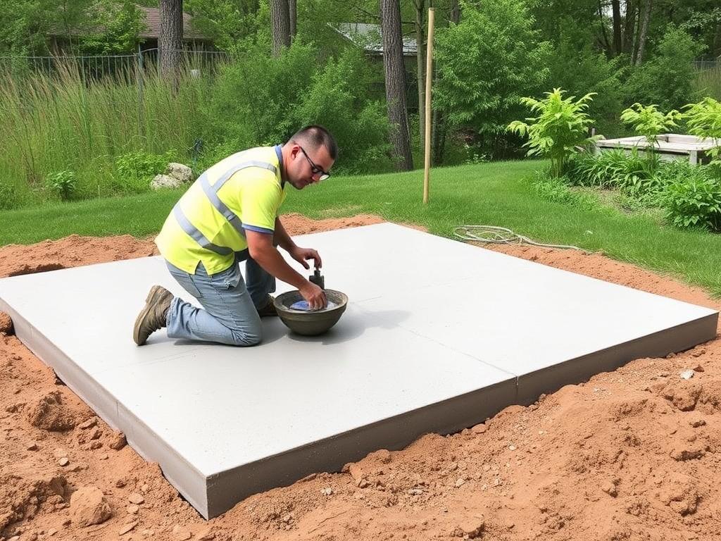     A Step-by-Step Guide to Finishing a Concrete Slab. screeding and leveling: striking off to grade