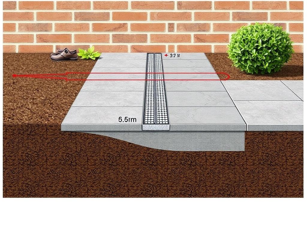     Cálculo de la pendiente en pisos para drenaje exterior.. normativas y recomendaciones prácticas
