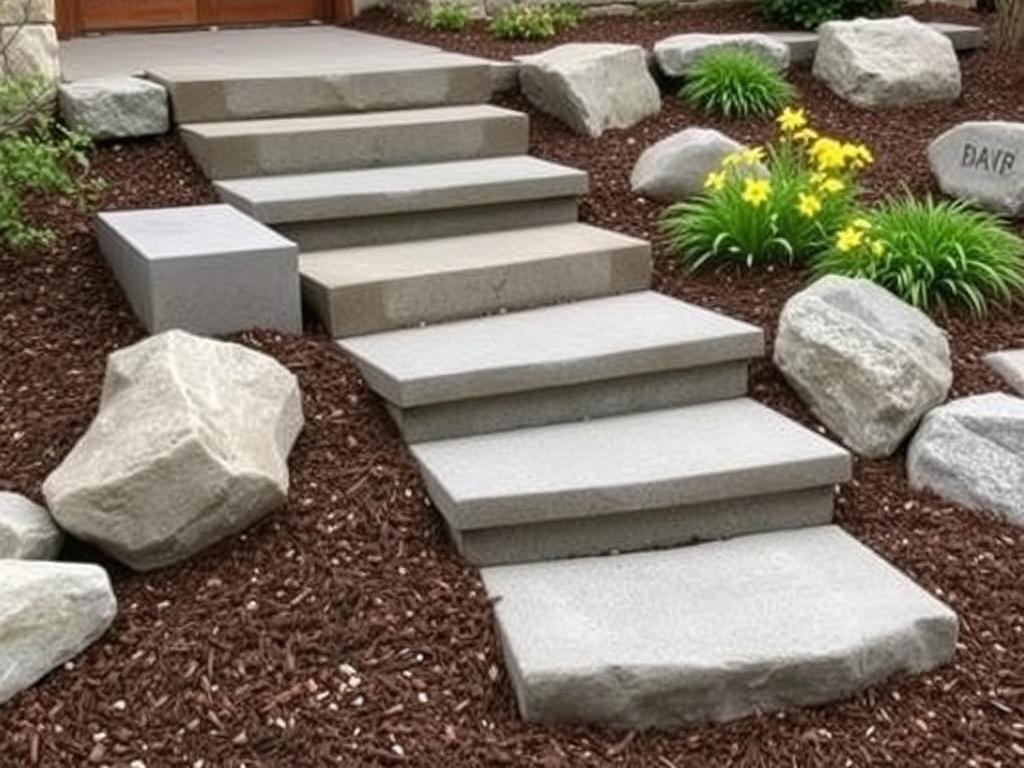 Créer des marches d'escalier ou un pas japonais en béton. Пример сметы: ориентировочная стоимость проекта Créer des marches d'escalier ou un pas japonais en béton. Пример сметы: ориентировочная стоимость проекта