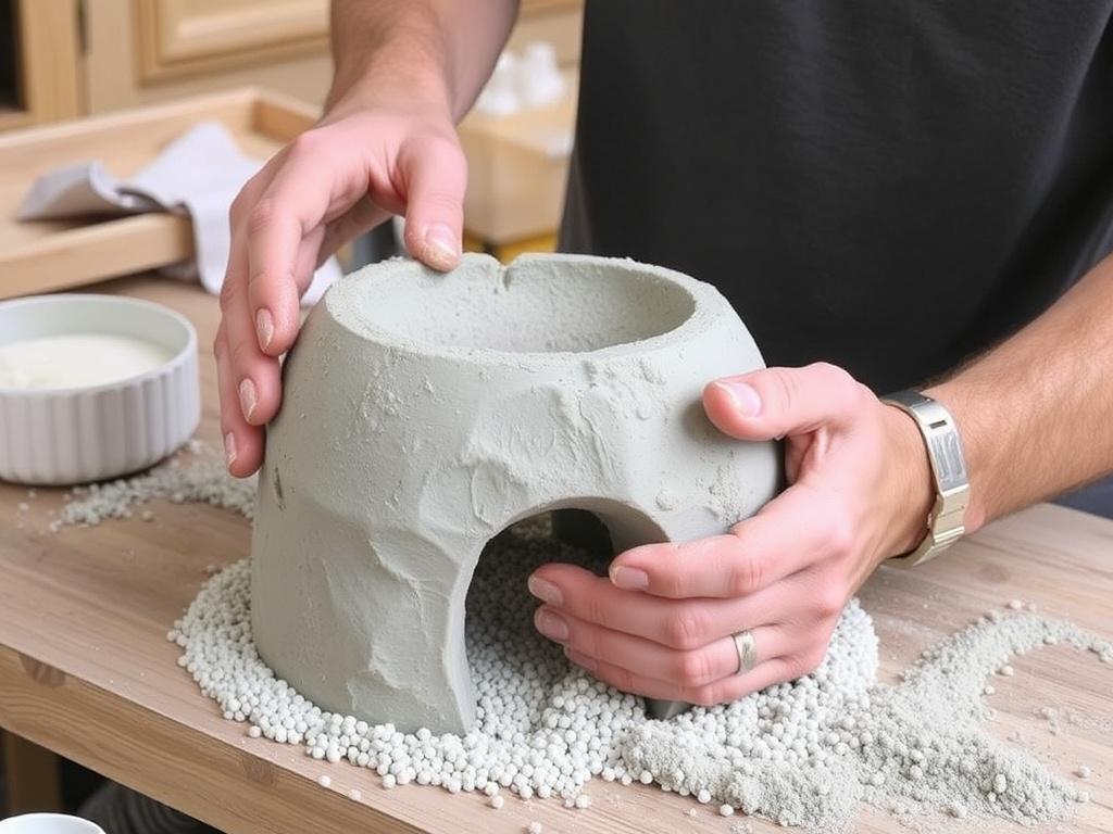     Fabriquer du béton léger avec des billes de polystyrène. Как заливать и формовать