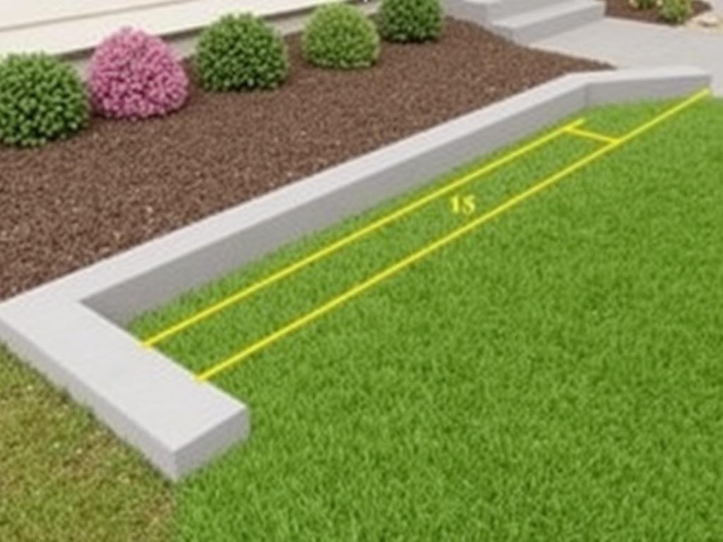 Cómo hacer e instalar un bordillo o guarnición de concreto.. Planificación y cálculos previos: medidas, trazado y pendientes Cómo hacer e instalar un bordillo o guarnición de concreto.. Planificación y cálculos previos: medidas, trazado y pendientes