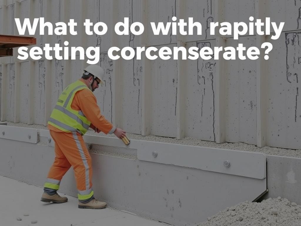 Was tun bei zu schnell abbindendem Beton?. Checkliste für den Ernstfall auf der Baustelle Was tun bei zu schnell abbindendem Beton?. Checkliste für den Ernstfall auf der Baustelle