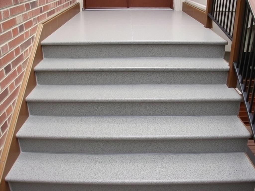 Técnicas para lograr un acabado anti-derrapante en escalones.. Métodos convencionales y sus aplicaciones Técnicas para lograr un acabado anti-derrapante en escalones.. Métodos convencionales y sus aplicaciones