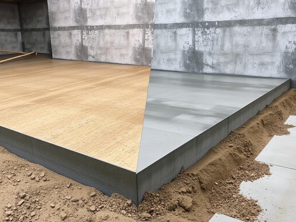 Unterschied zwischen Nutz- und Unterbeton. Besondere Anforderungen bei Industrieböden Unterschied zwischen Nutz- und Unterbeton. Besondere Anforderungen bei Industrieböden