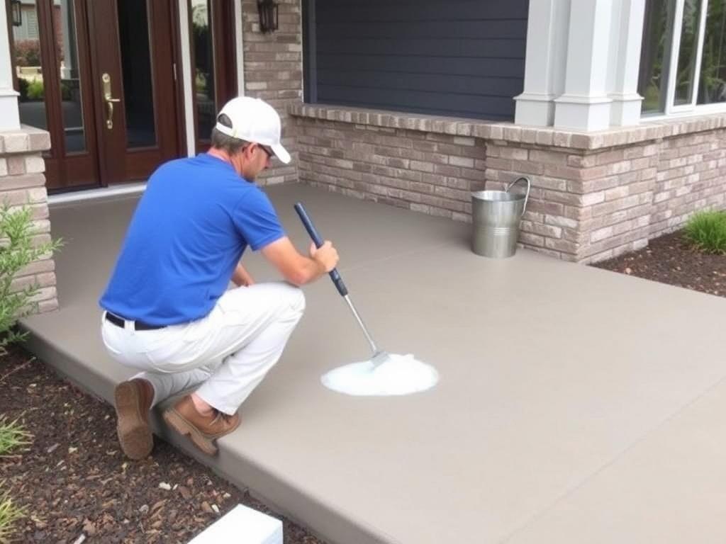     Peindre ou teinter une surface en béton extérieur. Бюджет: чего ожидать по расходам