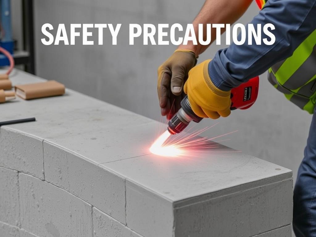     Safety Precautions for Cutting and Drilling Concrete. Maintenance, inspection, and proper storage