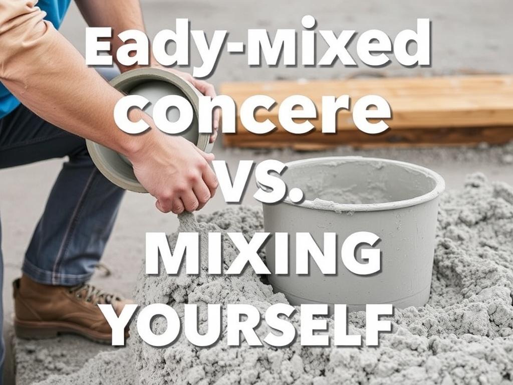 Transportbeton vs. Selbermischen. Was meint man mit selber mischen Transportbeton vs. Selbermischen. Was meint man mit selber mischen