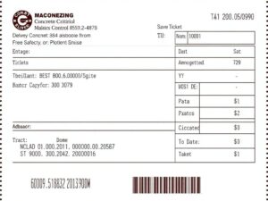 Concrete Delivery Ticket (Batch Ticket): How to Read & Understand