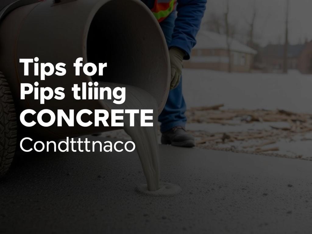 How to pour concrete successfully when the mercury drops
