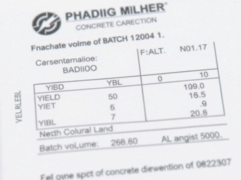 Concrete Delivery Ticket (Batch Ticket): How to Read & Understand