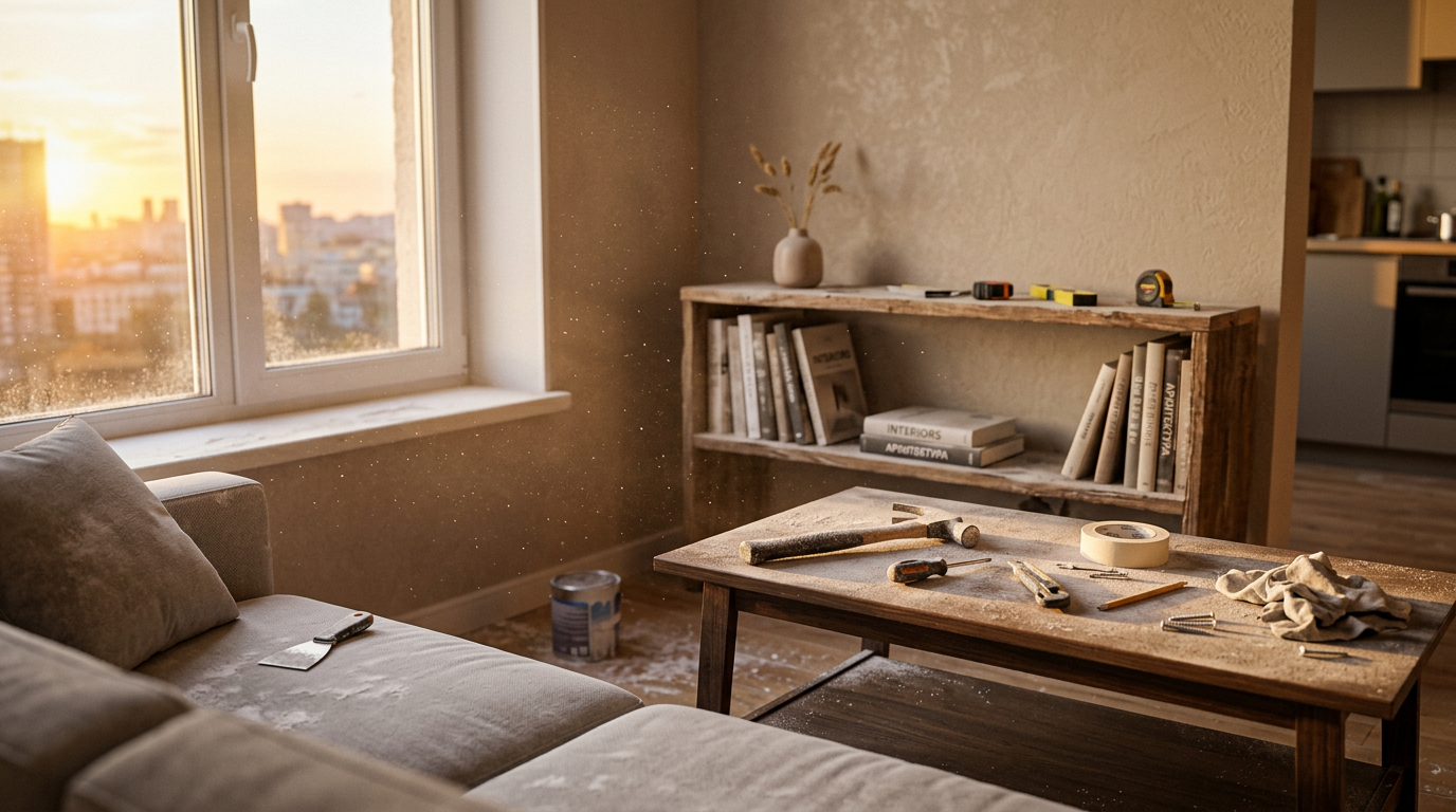 Строительная пыль после ремонта: вызовы и пути решения